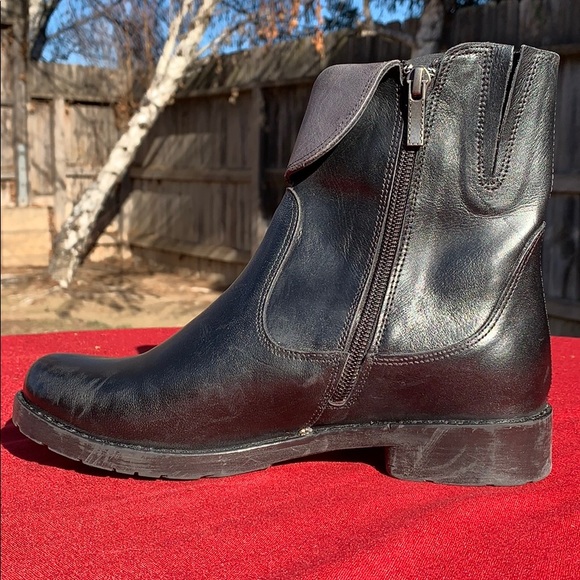 Jafa 2122 Contrast Ankle Boots Black Size 37 - Picture 2 of 10